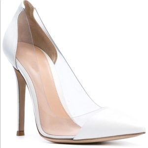 Similar “Gianvito Rossi” matte white plexi heels